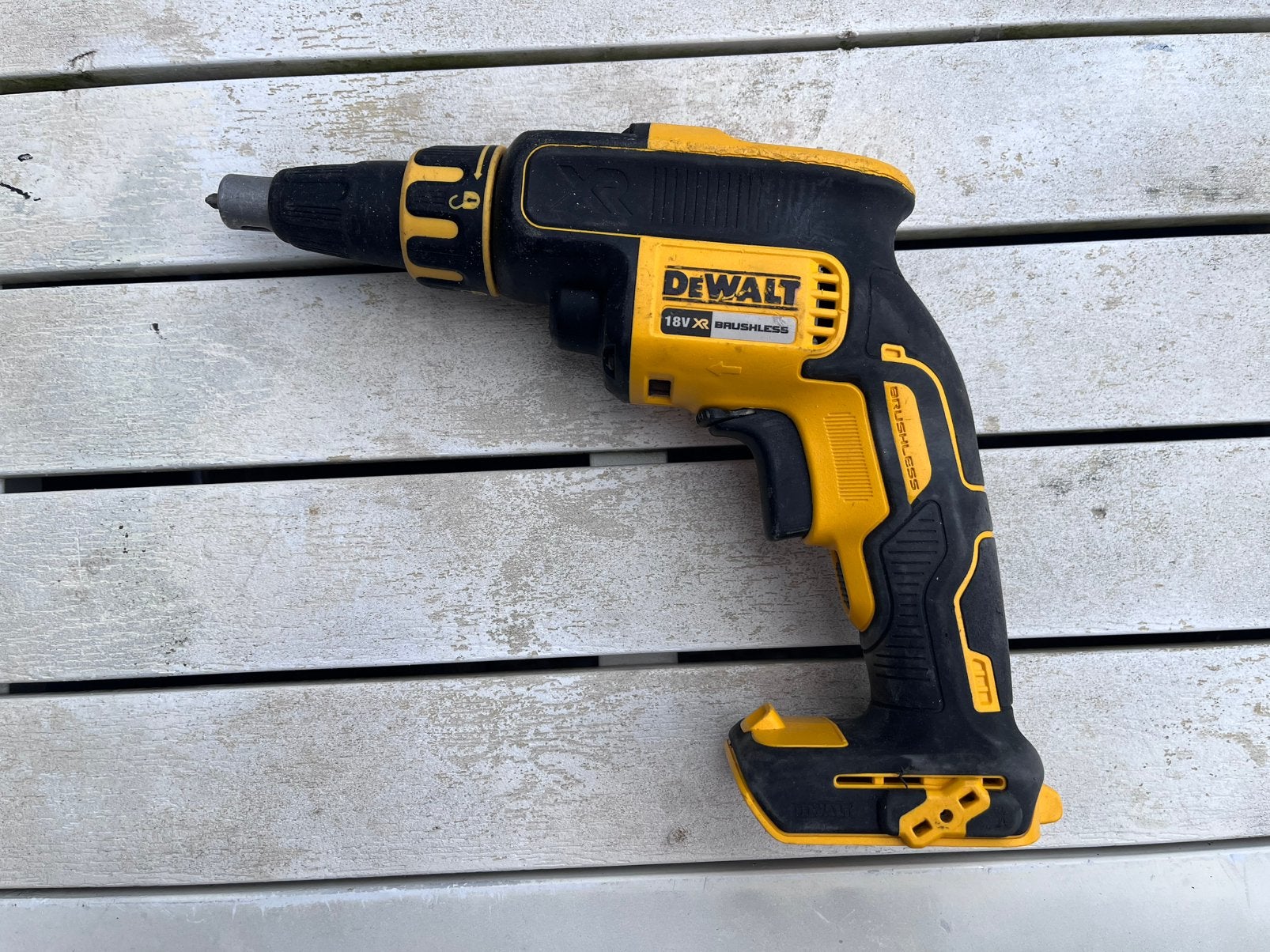 DeWALT DCF620 18V XR Brushless Gipsplaatschroefmachine, Ophalen of Verzenden, Zo goed als nieuw