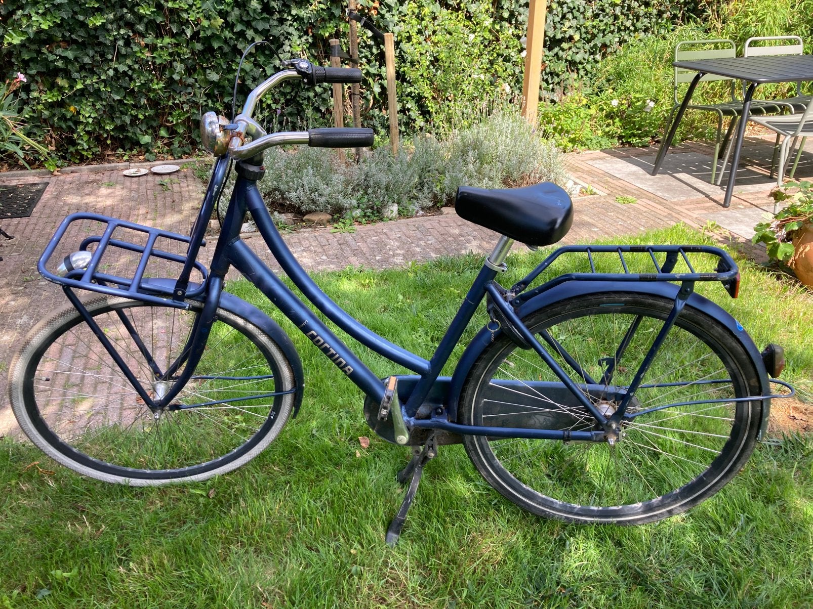 Cortina transport meisjes fiets 28 ich, Ophalen, Terugtraprem, Gebruikt, 47 tot 50 cm