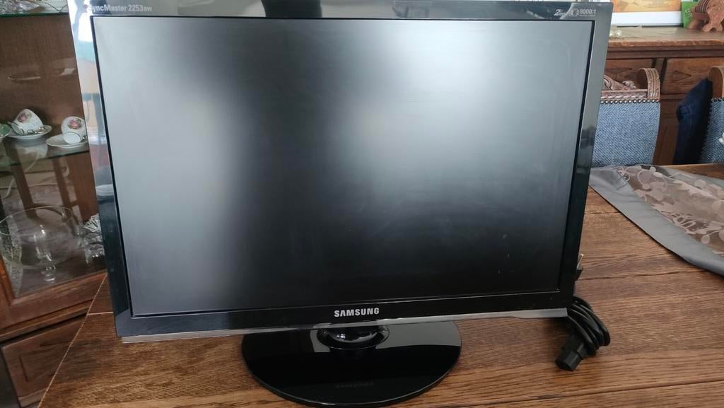 Samsung SyncMaster 2253BW 22 inch monitor, Gebruikt, 3 tot 5 ms, Full HD, Ophalen of Verzenden