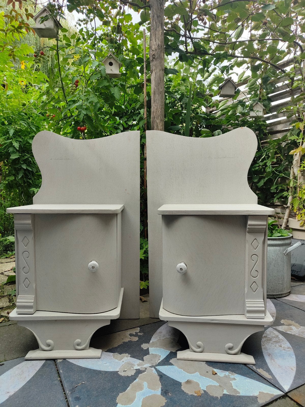 Mooie set vintage nachtkastjes, Huis en Inrichting, Kasten | Overige, Ophalen