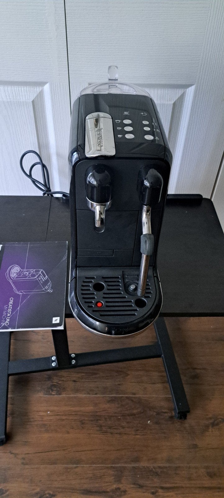 Nespresso Creatista Uno - Zwart - Espressomachine, Witgoed en Apparatuur, Koffiepads en cups, Espresso apparaat, Ophalen of Verzenden