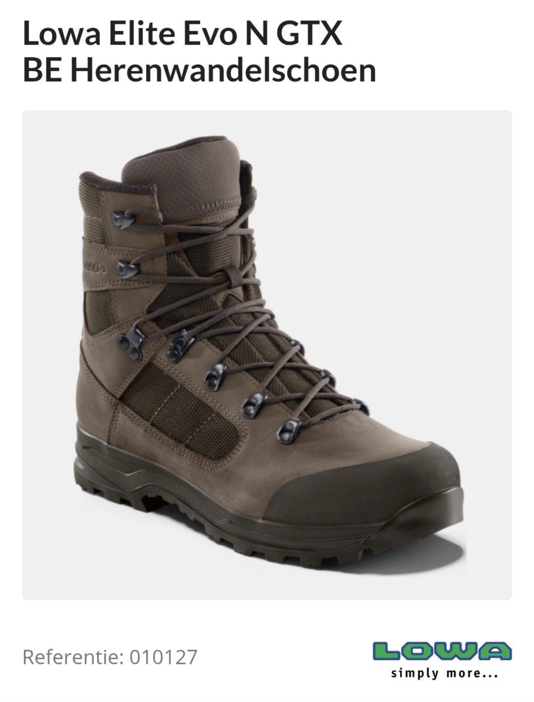 Lowa wandelschoenen maat 41,5., Ophalen of Verzenden, Zo goed als nieuw, Schoenen