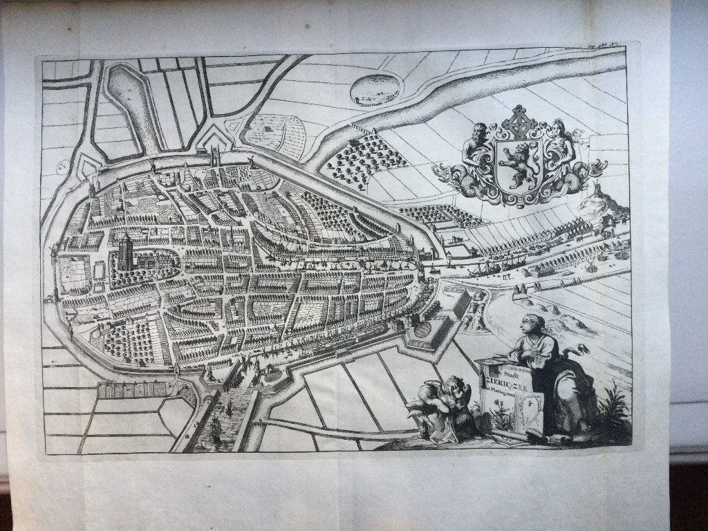 Zierikzee, Stadsplattegrond, 1696, Cartografie, 1600 - 1699, Origineel, Verzenden