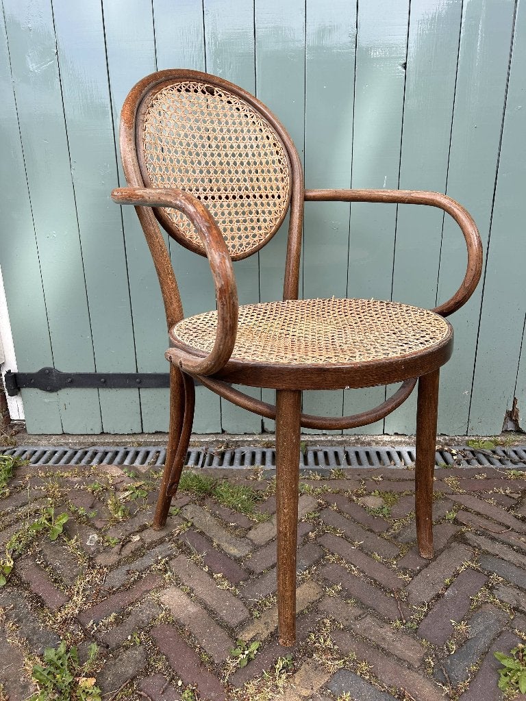 Vintage Thonet ZPM Radomsko stoel webbing, Ophalen