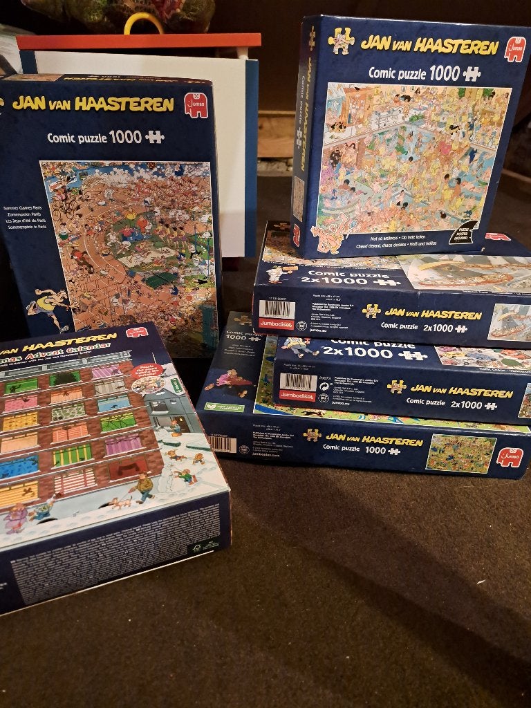 Puzzels van Haasteren, Ophalen of Verzenden, 500 t/m 1500 stukjes, Gebruikt, Legpuzzel