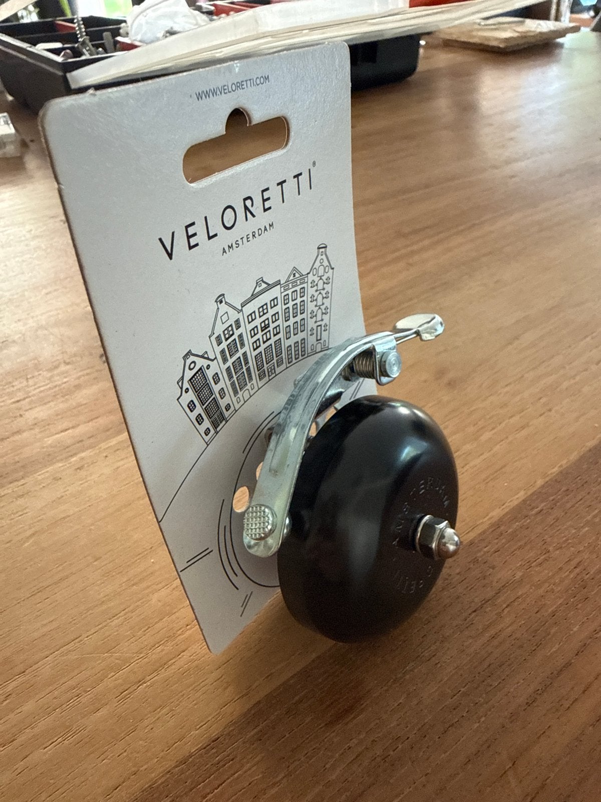 Veloretti fietsbel - Nieuw in verpakking, Ophalen of Verzenden, Nieuw