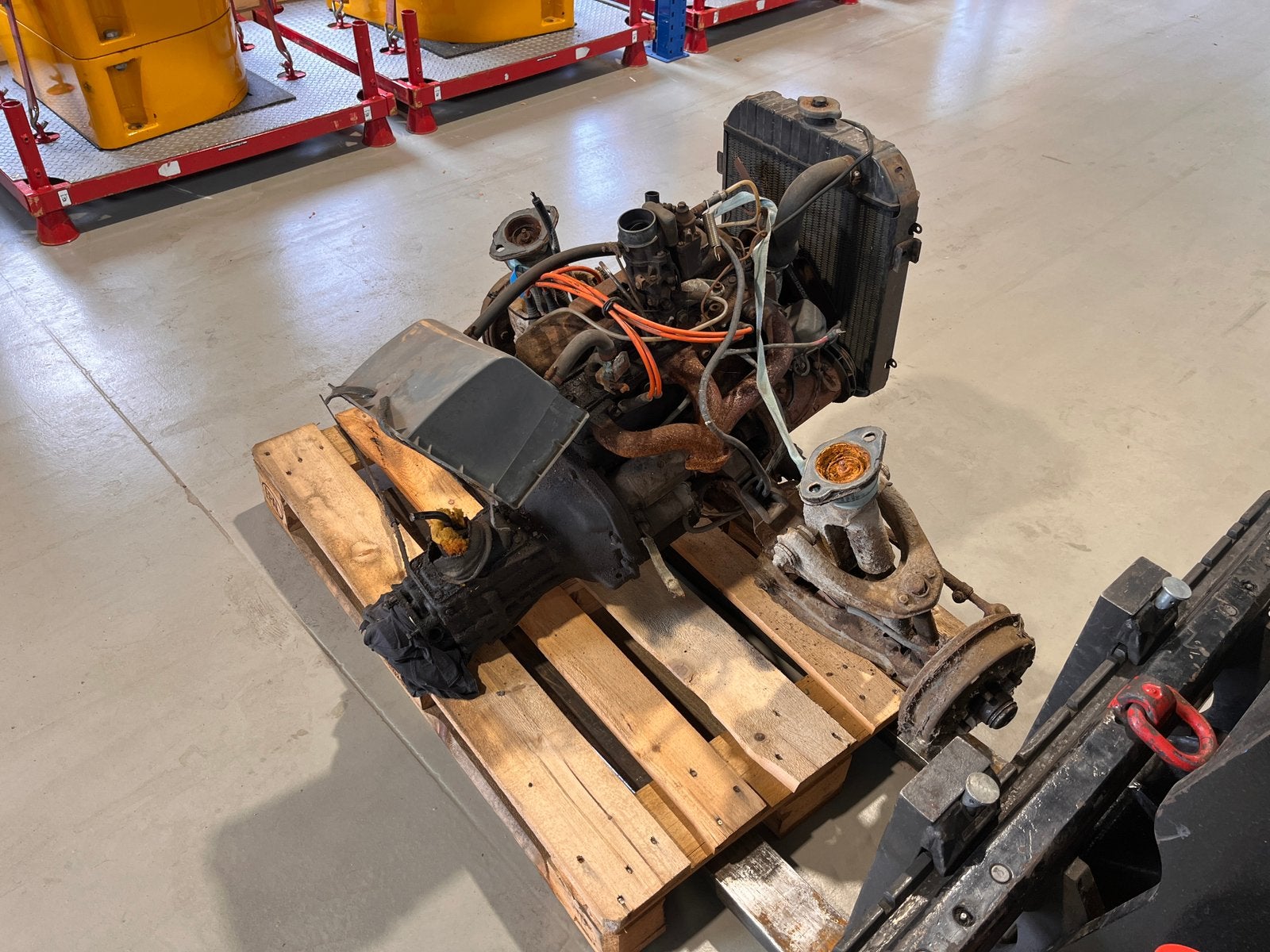 Opel kadett de luxe motor 1.0, Ophalen