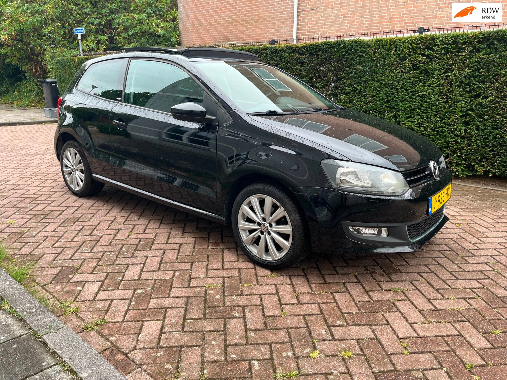 Volkswagen Polo 1.2 Easyline|AIRCO|NIEUWE APK| PANORAMA DAK|, Voorwielaandrijving, Euro 5, Zwart, 60 pk