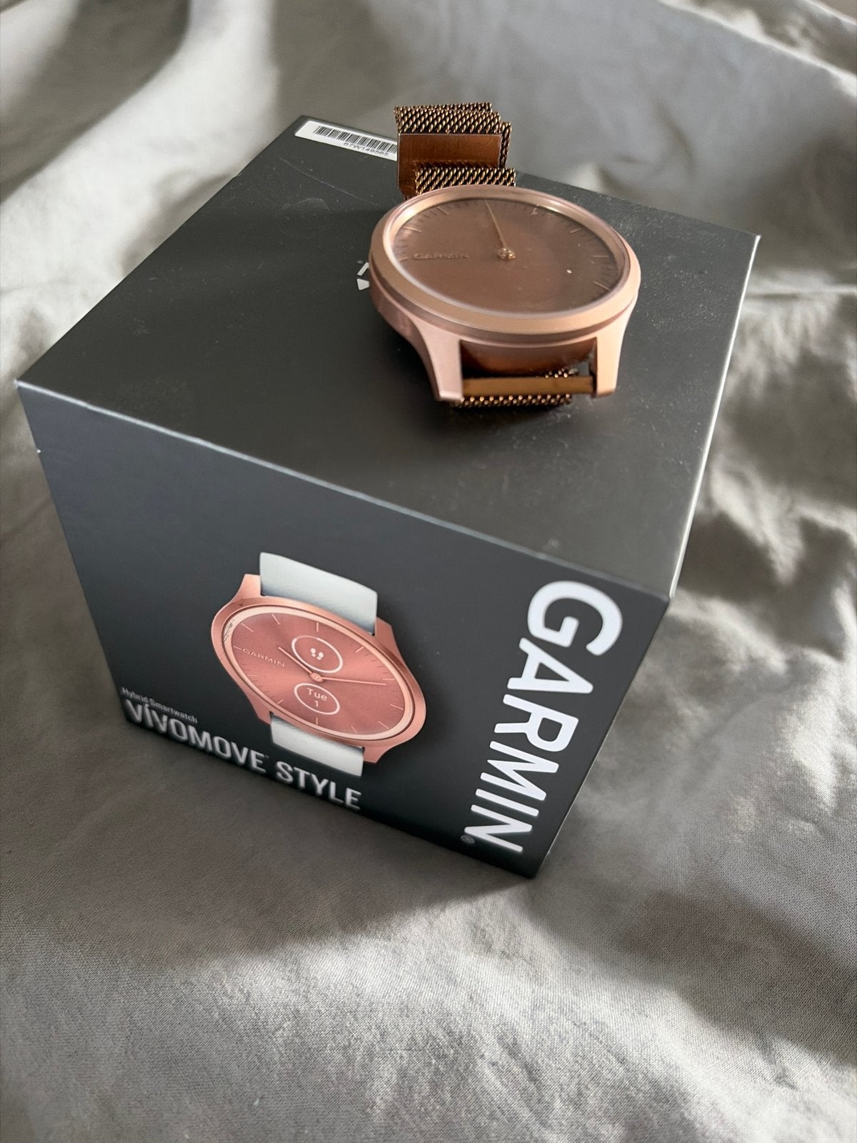 Garmin Vivomove Style Roségoud Smartwatch, Stappen, Ophalen of Verzenden, Zo goed als nieuw, Android