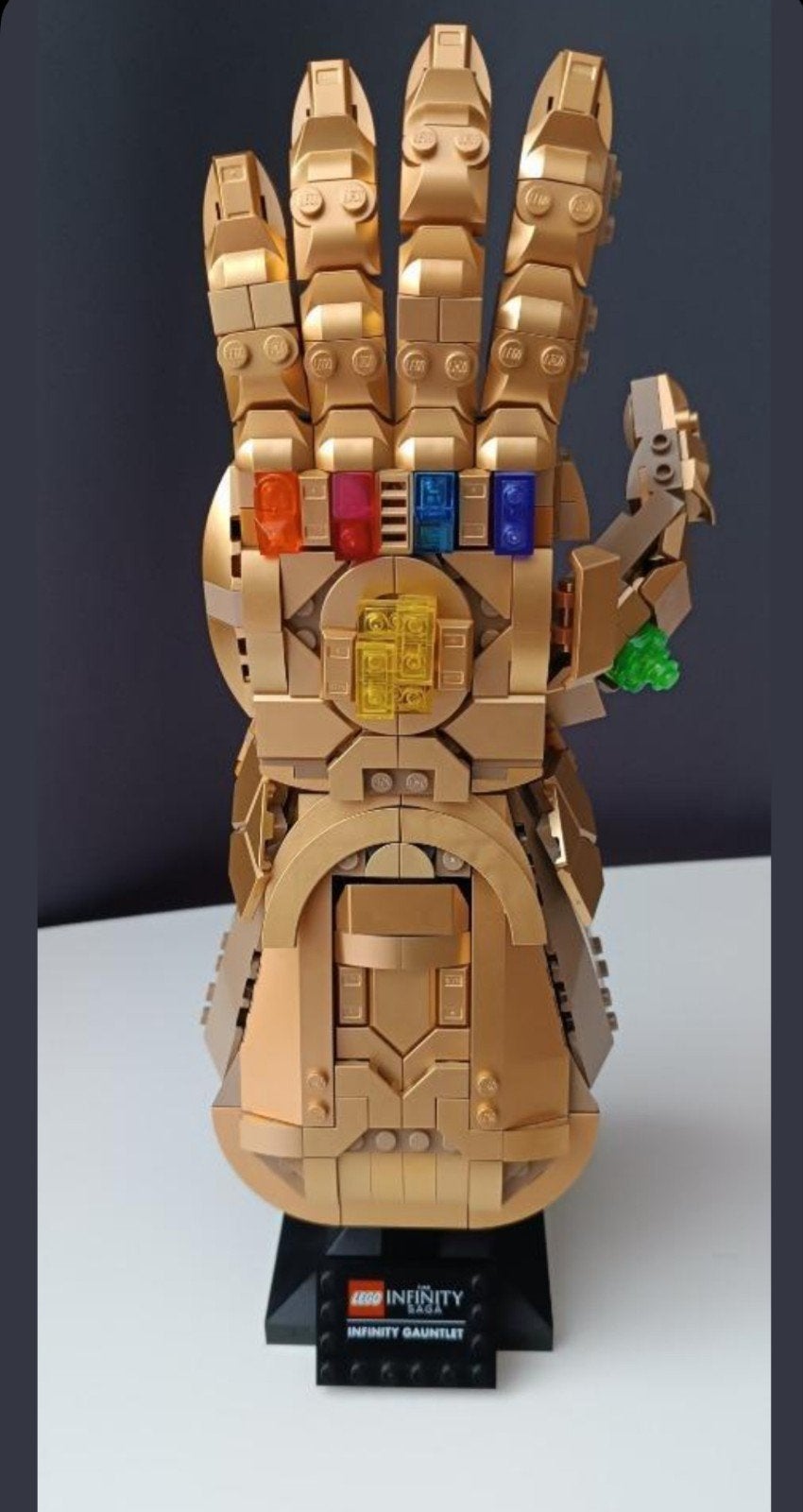 LEGO 76191 Infinity Gauntlet - Thanos Handschoen, Marvel, Lego, Ophalen of Verzenden, Zo goed als nieuw