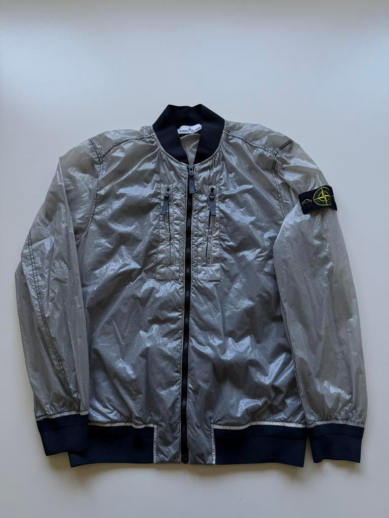 Stone island lucido tc jas m, Ophalen of Verzenden, Zo goed als nieuw, Maat 48/50 (M), Grijs
