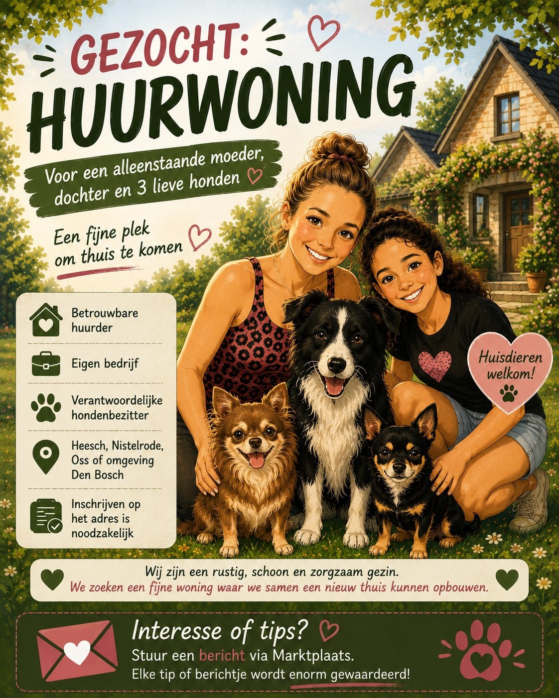 Woning etc. omgeving Heesch /  Den Bosch gezocht!, Studio