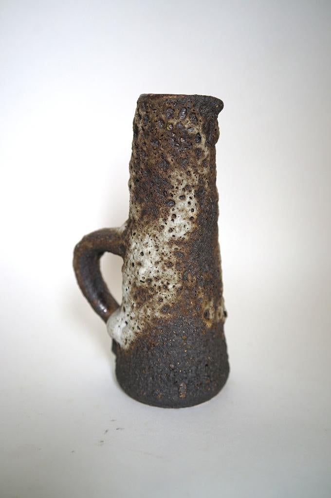 vintage Fat Lava keramische vaas van Jopeko decor Parijs., Overige kleuren, Aardewerk of Porselein, Ophalen of Verzenden, Zo goed als nieuw