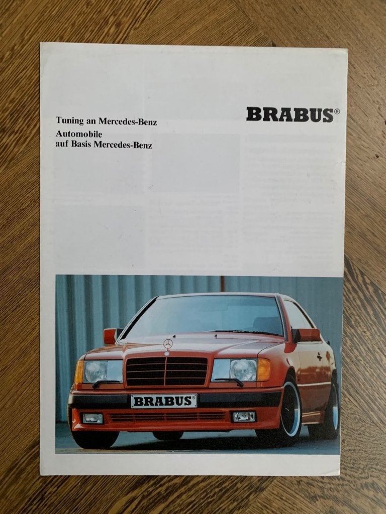 Zeldzame flyer Mercedes-Benz Brabus 1992 izgs!, Ophalen of Verzenden, Nieuw, Mercedes, Brabus