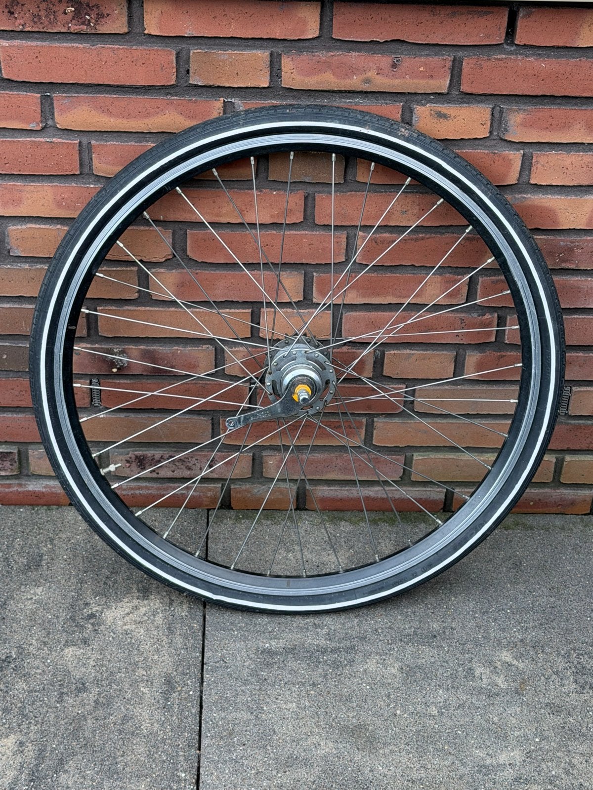 Achterwiel 28 inch Shimano Nexus 7 terugtraprem, Ophalen of Verzenden, Gebruikt, Wiel