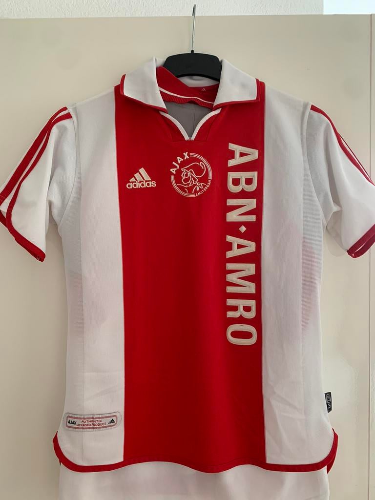 Ajax jubileum shirt, Sport en Fitness, Voetbal, Maat XS of kleiner, Ophalen of Verzenden, Zo goed als nieuw, Shirt