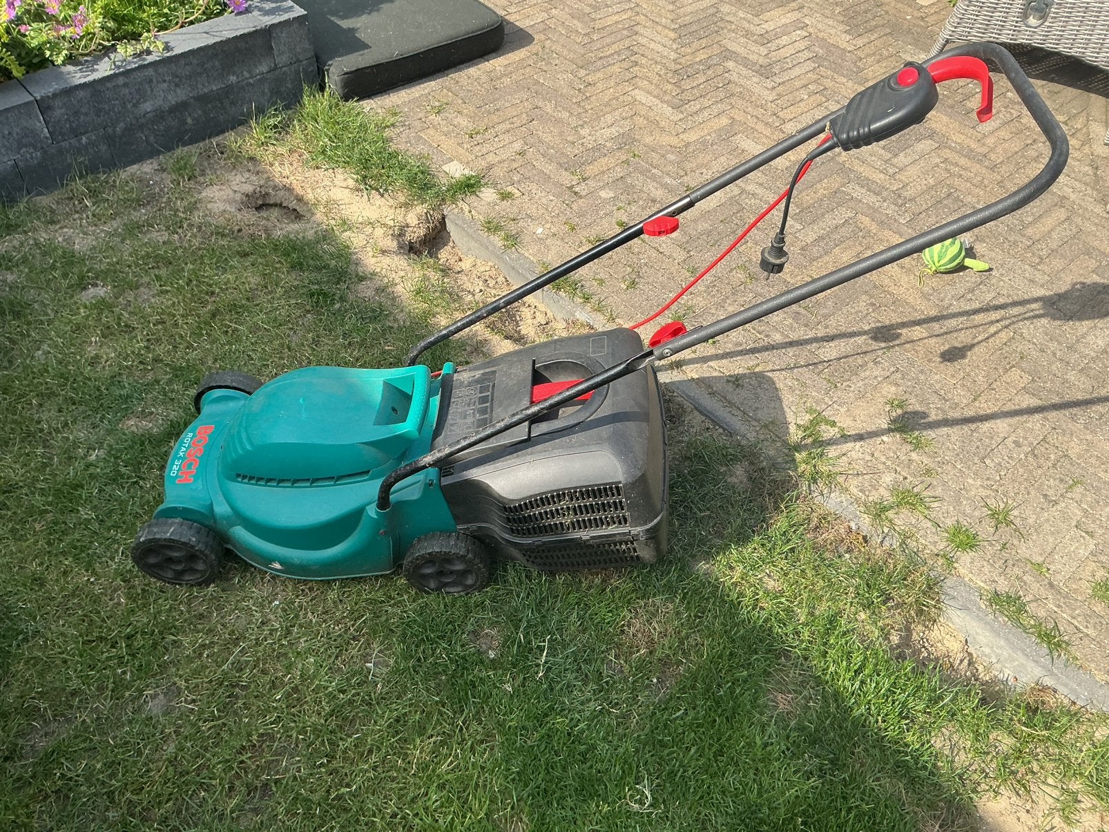 Grasmaaier, Cirkelmaaier, Gebruikt, Elektrische grasmaaier, Ophalen of Verzenden