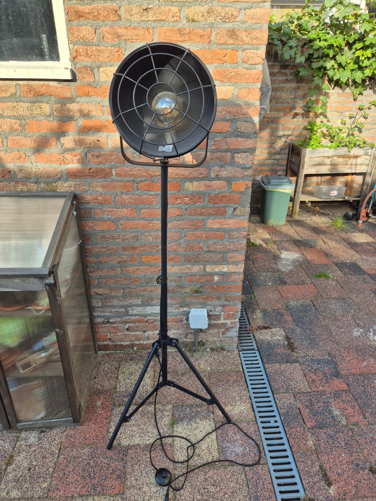 Industriële kamerlamp, Ophalen, Gebruikt, 150 tot 200 cm