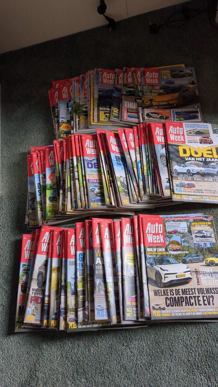AutoWeek tijdschriften jaargang 2023 - 2025, Boeken, Ophalen of Verzenden, Gelezen, Algemeen