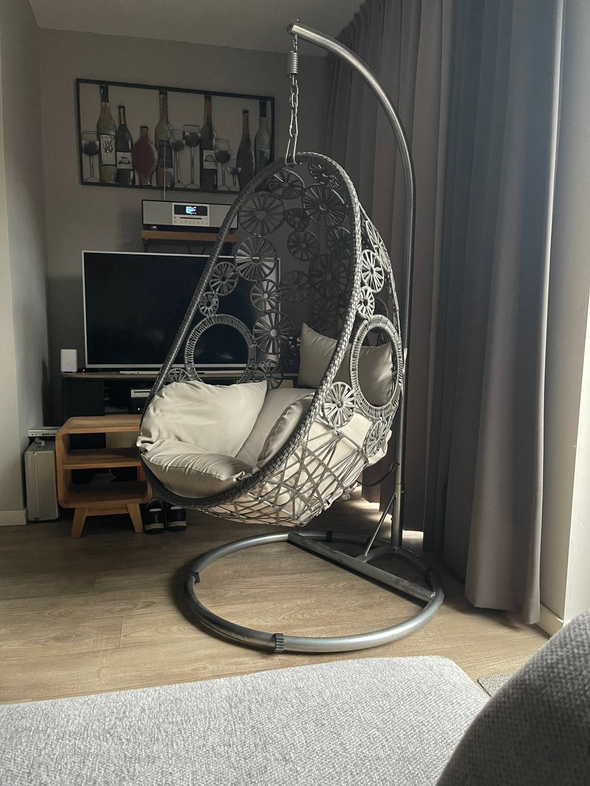 Te Koop zeer mooie Ei-Stoel, Ophalen, Zo goed als nieuw