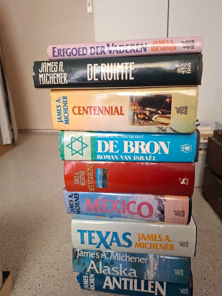 Boeken van James. A. Michener, Boeken, Romans, Ophalen, Zo goed als nieuw, Michener, Nederland
