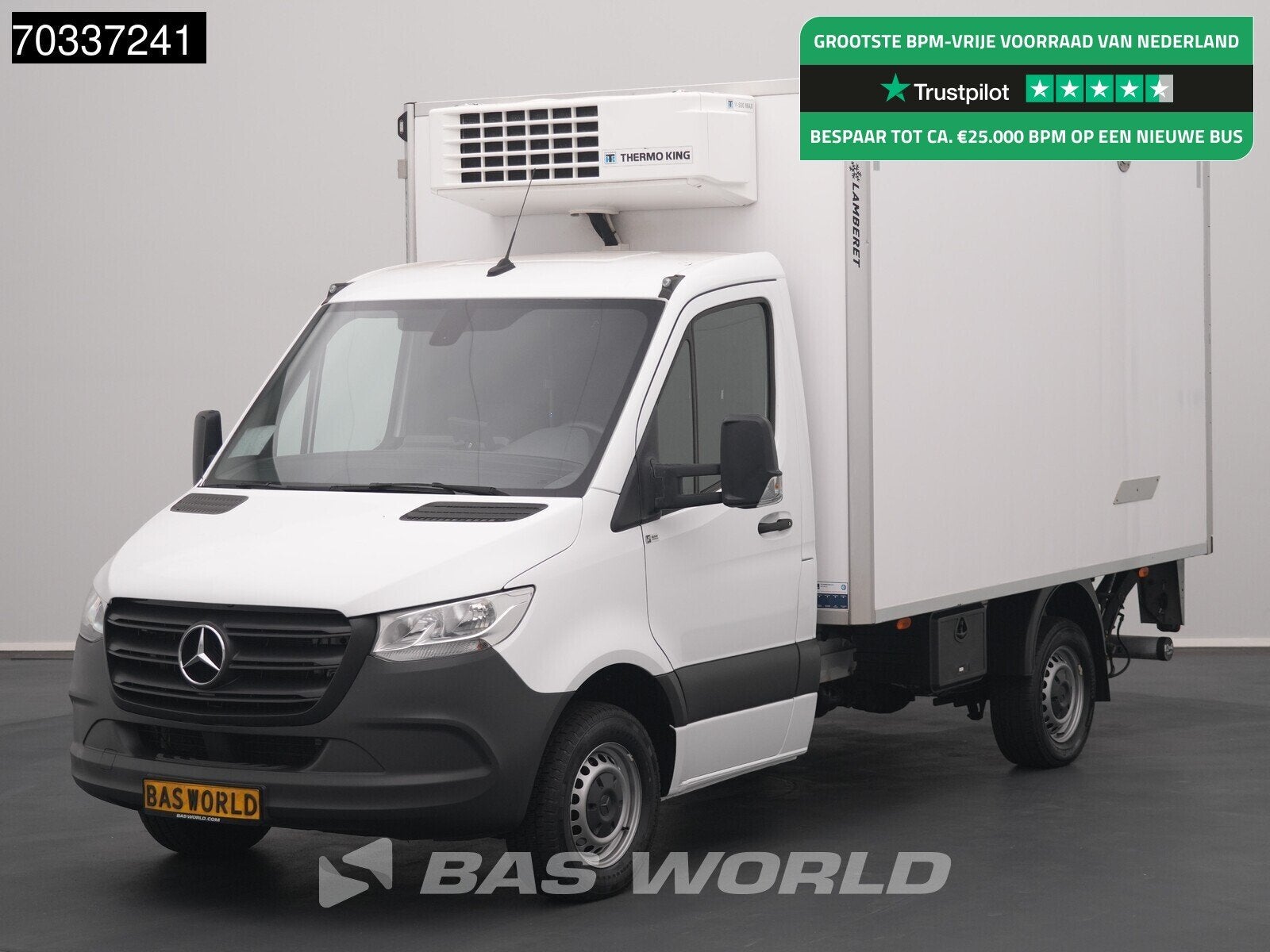 Mercedes Sprinter 317 CDI Automaat Koel/Vrieswagen Laadklep, Automaat, Stof, Gebruikt, Euro 6