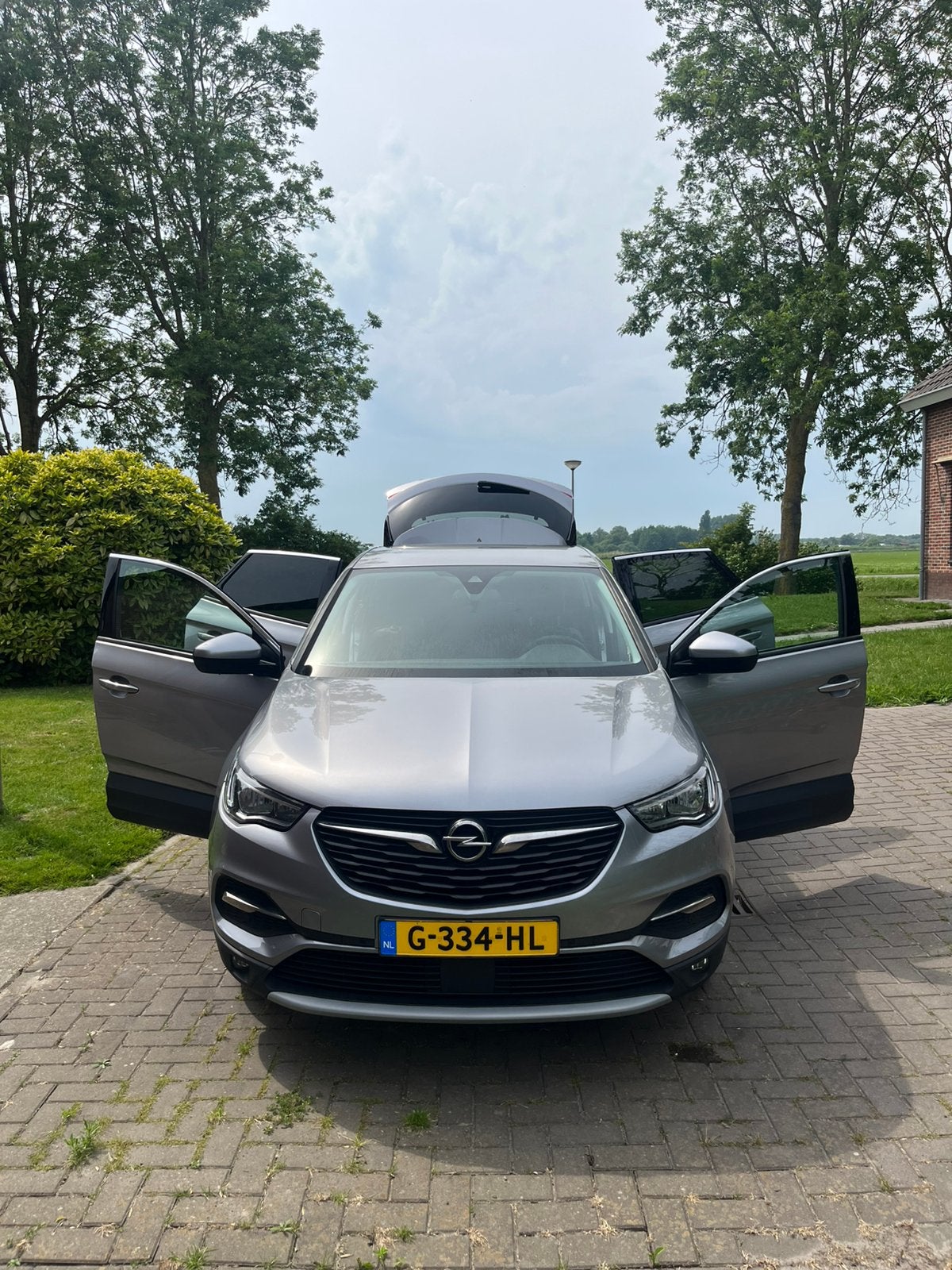 Opel Grandland X 1.2 Turbo innovation 130pk2019 Grijs, Auto's, Voorwielaandrijving, 1199 cc, Handgeschakeld, 3 cilinders