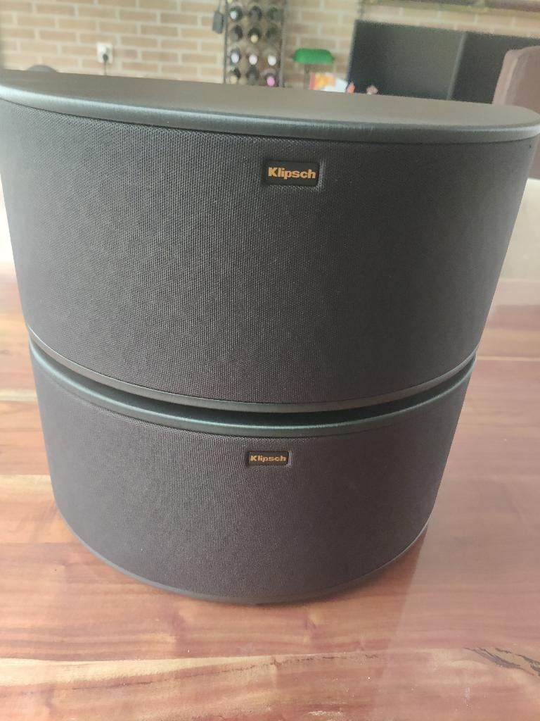 Klipsch, Audio, Tv en Foto, Luidsprekers, Zo goed als nieuw, Minder dan 60 watt, Front, Rear of Stereo speakers, Ophalen