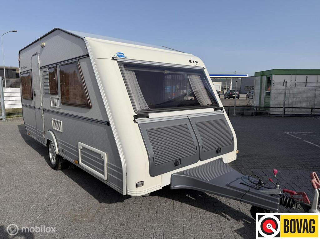 Kip Grey Line Special 44 T Mover Voortent Bouwjaar 1998, Caravans en Kamperen, Caravans, Kip, Bedrijf, Tot en met 4, 1000 - 1250 kg