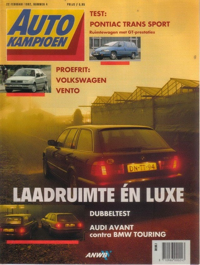 Autokampioen 4 1992 : Audi 100 2.3E Avant - BMW 520i Touring, Ophalen of Verzenden, Gelezen, Algemeen
