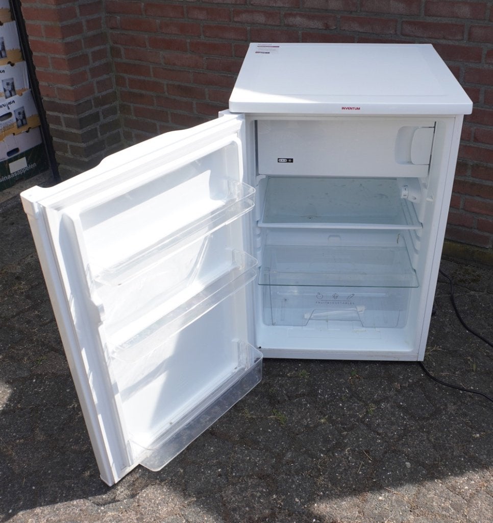 Koelkast Inventum KV550, Gebruikt, 100 tot 150 liter, 45 tot 60 cm, Met vriesvak