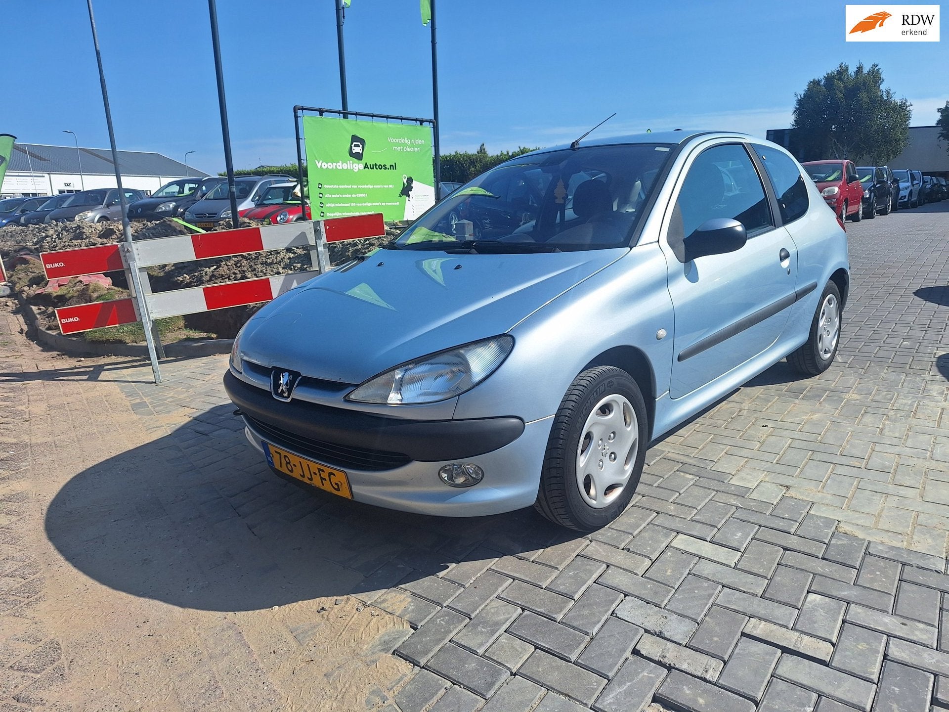 Peugeot 206 1.4 Gentry / Keurige auto / IJskoude airco, Auto's, Peugeot, Voorwielaandrijving, 4 cilinders, Metallic lak, Origineel Nederlands
