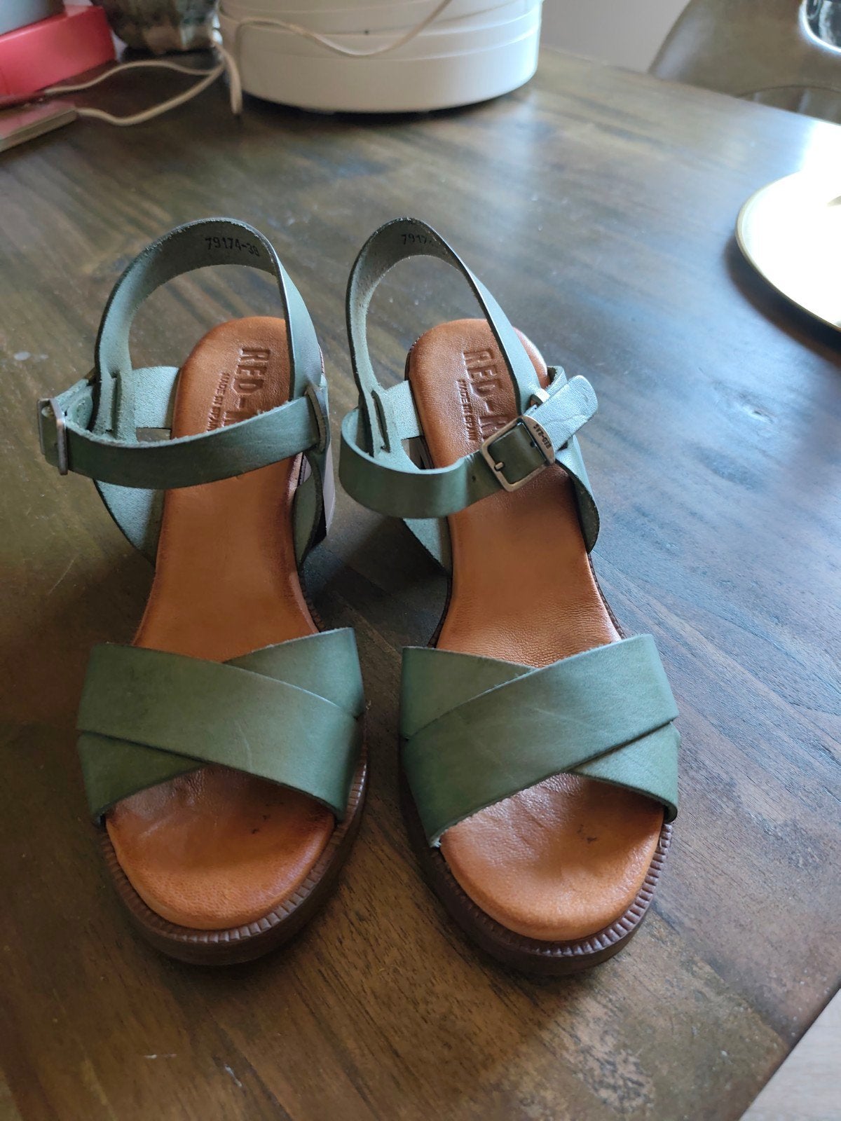 Red-Rag sandalen, Ophalen, Sandalen of Muiltjes, Zo goed als nieuw, Groen