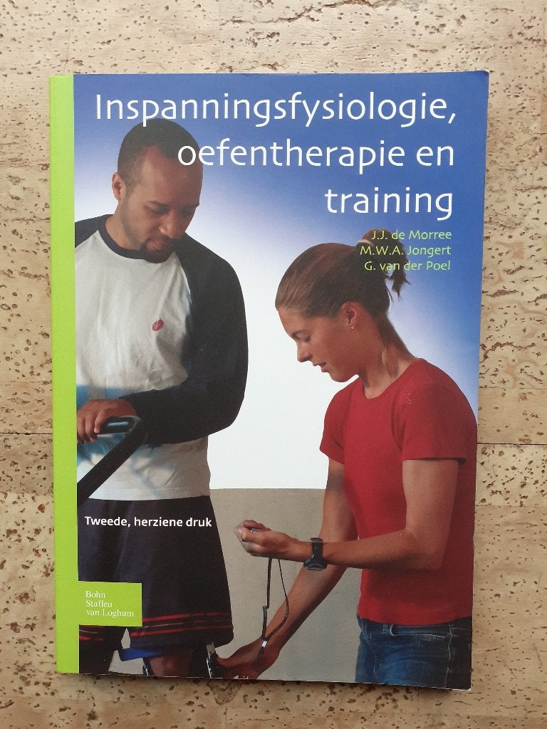 Inspanningsfysiologie, oefentherapie en training Morree ZGAN, Boeken, Studieboeken en Cursussen, Ophalen of Verzenden, Alpha, Zo goed als nieuw