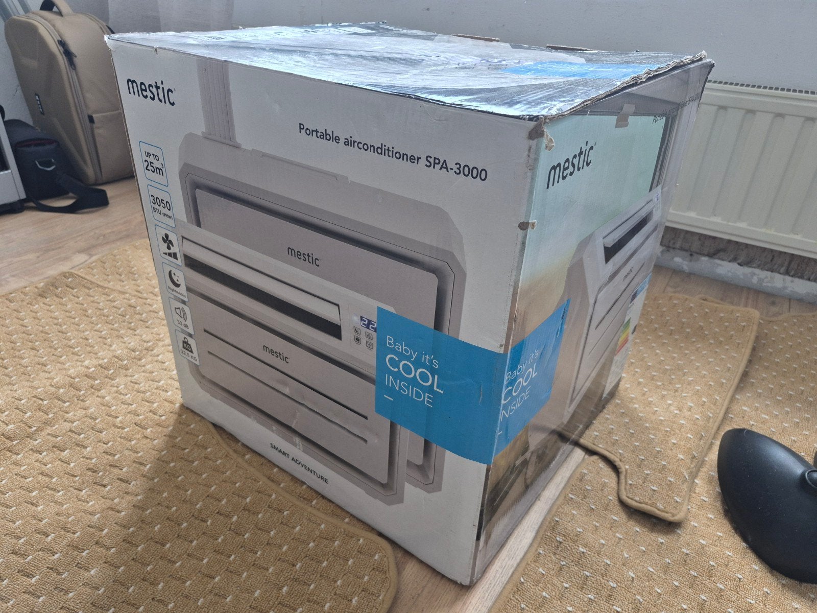 split airconditioning caravan Mestic SPA-3000 ijskoud ️, Caravans en Kamperen, Ophalen, Zo goed als nieuw