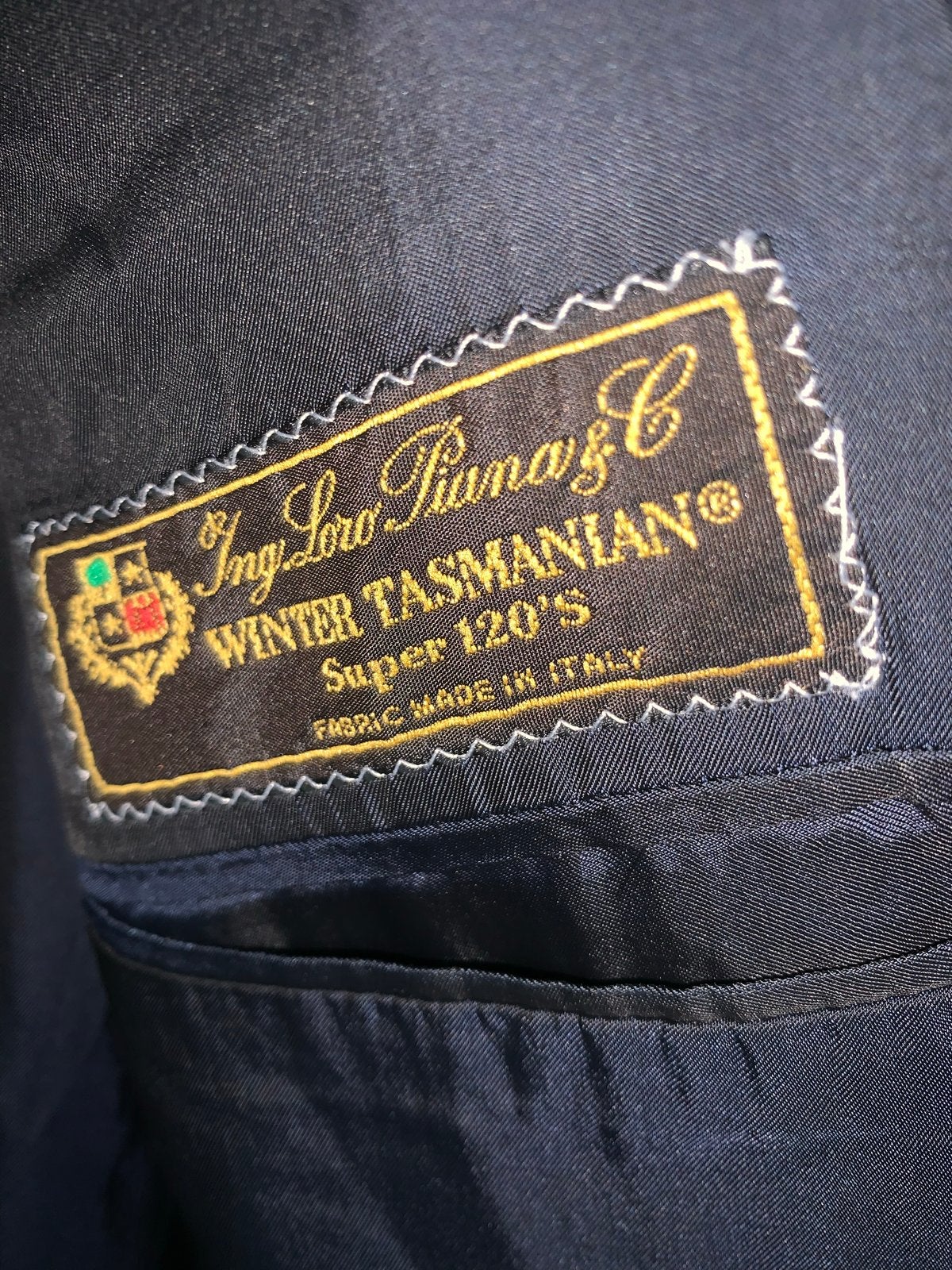 Pal Zileri Loro Piana Winter Tasmanian Super 120's Blazer, Ophalen of Verzenden, Zo goed als nieuw, Maat 48/50 (M), Blauw