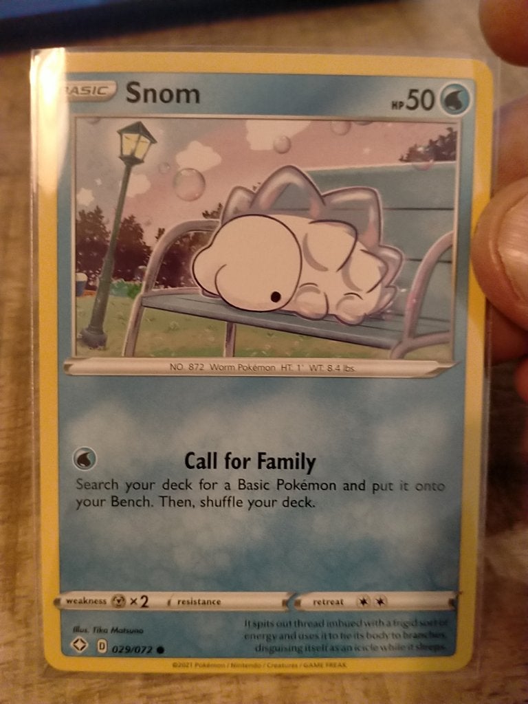 Pokemon Shining Fates , Snom 029/072, Verzenden, Nieuw, Losse kaart