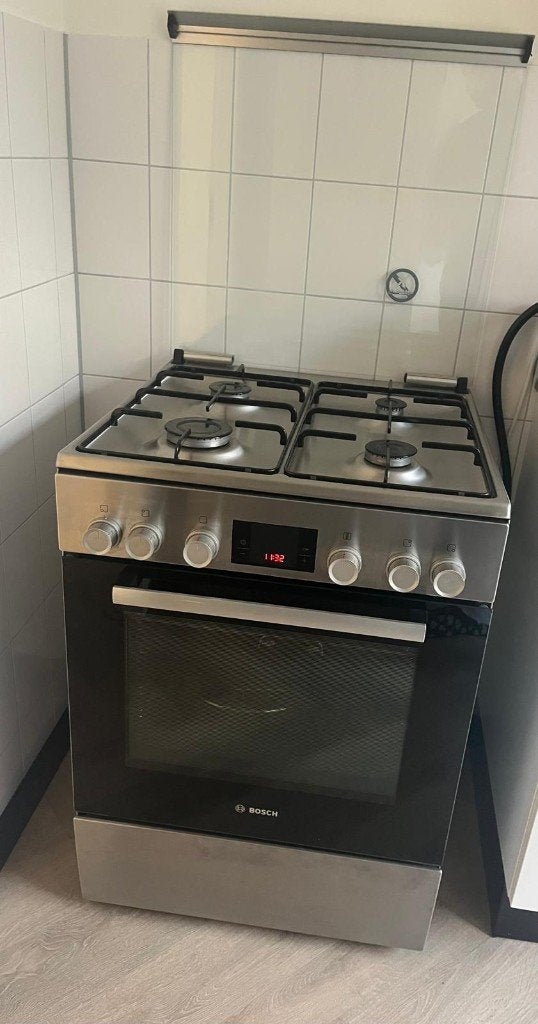 Gasfornuis, Witgoed en Apparatuur, Ophalen, Gebruikt, 4 kookzones, Gas