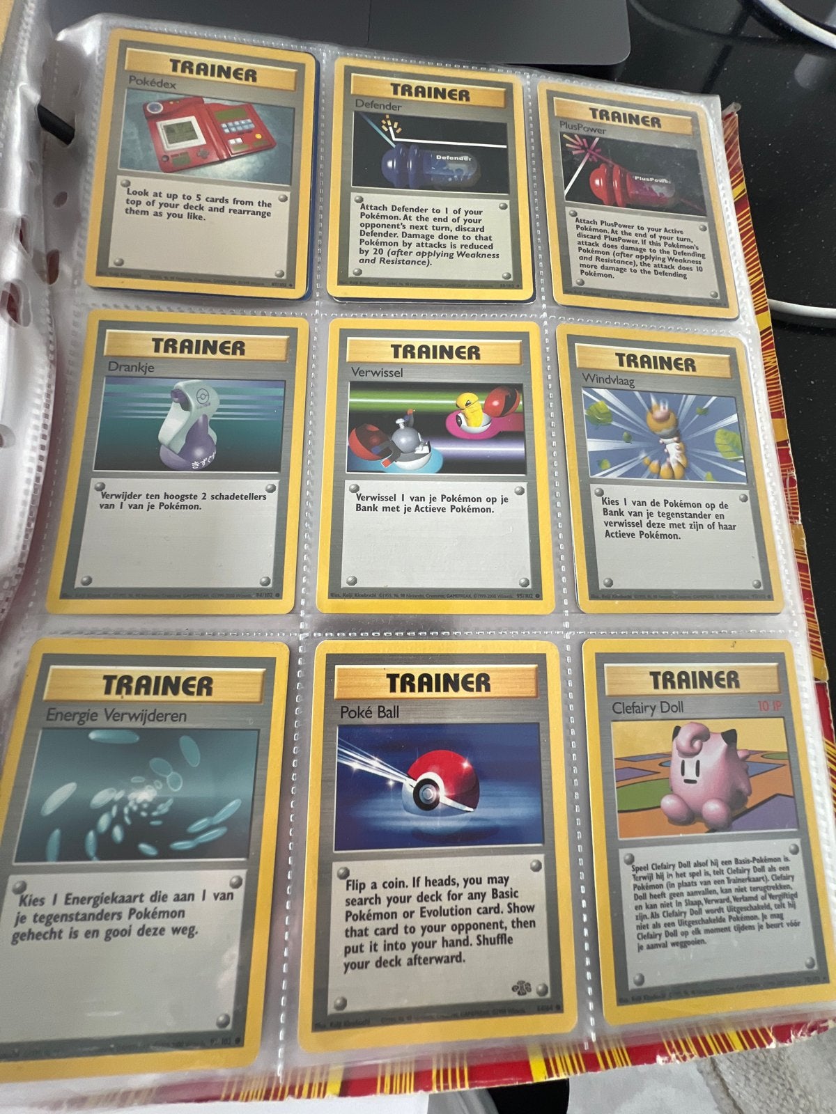 Pokémon Trainer kaarten - Vintage collectie base set, Hobby en Vrije tijd, Ophalen of Verzenden, Gebruikt, Meerdere kaarten