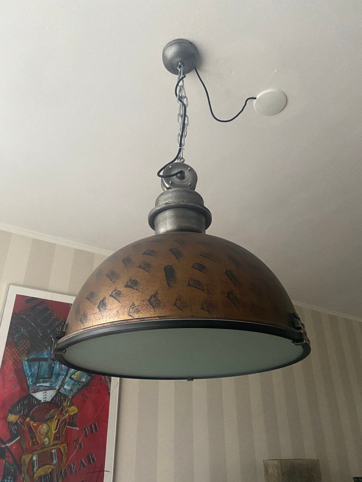 Mooie industiele hanglamp, Ophalen of Verzenden