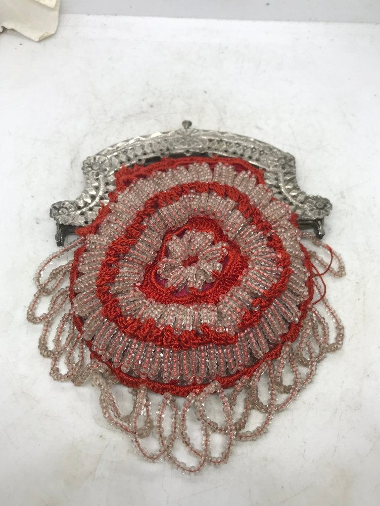 zilver tas kralen beurs 19 eeuw, Ophalen of Verzenden, Zilver