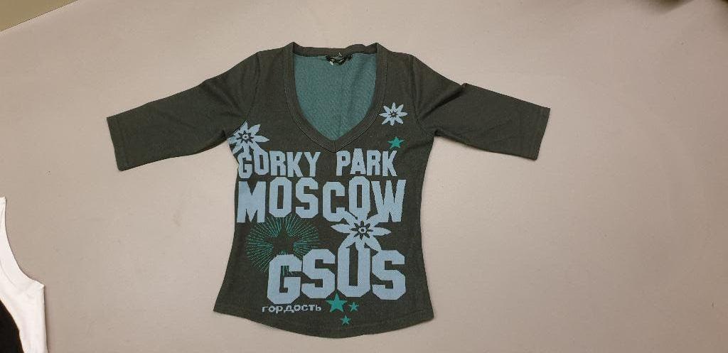 Olijfgroen GSUS shirt maat S, Ophalen of Verzenden, Korte mouw, Maat 36 (S), Groen