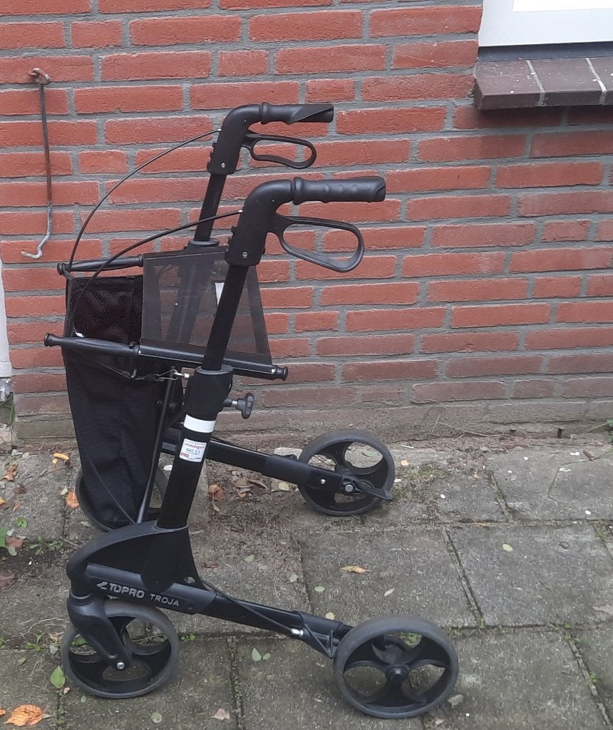 Rollator Topro Troja Classic, Opvouwbaar Hoogte Verstelbaar, Ophalen, Opvouwbaar, Zo goed als nieuw
