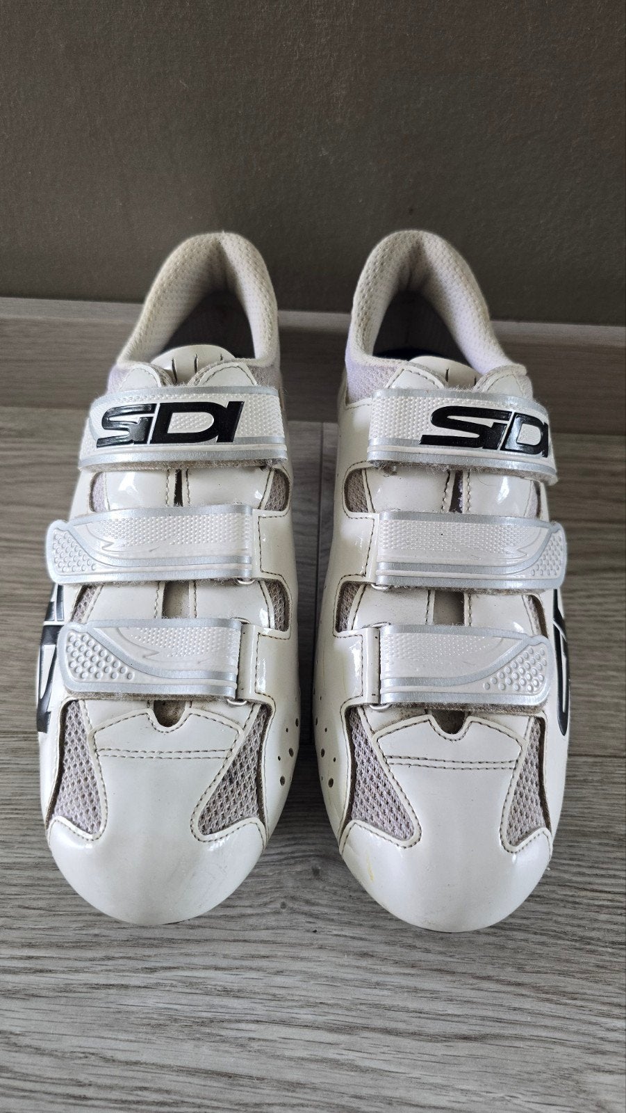 Sidi Fietsschoenen Maat 43 - Wit met de schoenplaatjes, Ophalen of Verzenden, Gebruikt, Overige maten, Schoenen