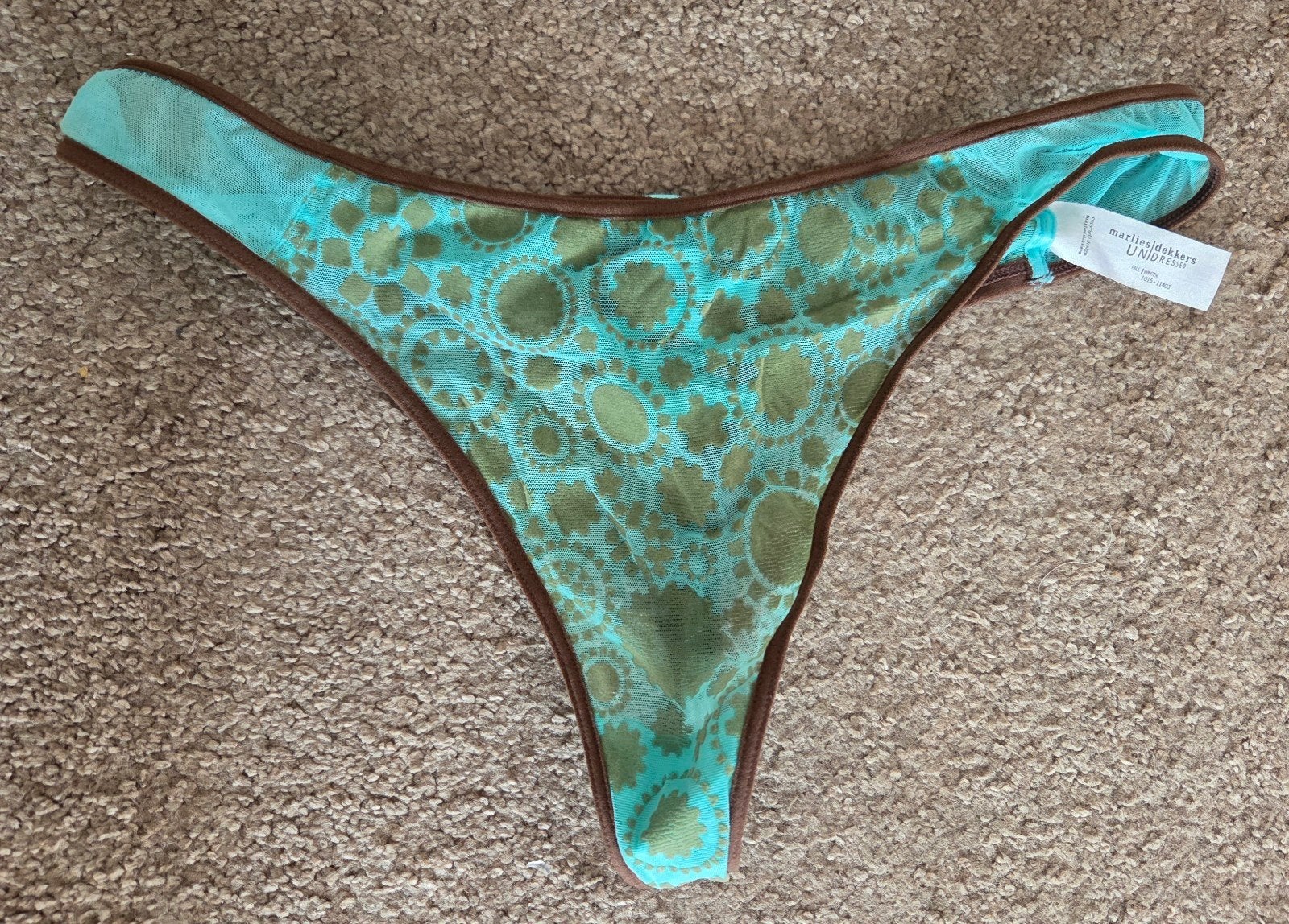 luxe Marlies Dekker string. Maat XL, Ophalen of Verzenden, Groen, Marlies Dekkers, Overige typen