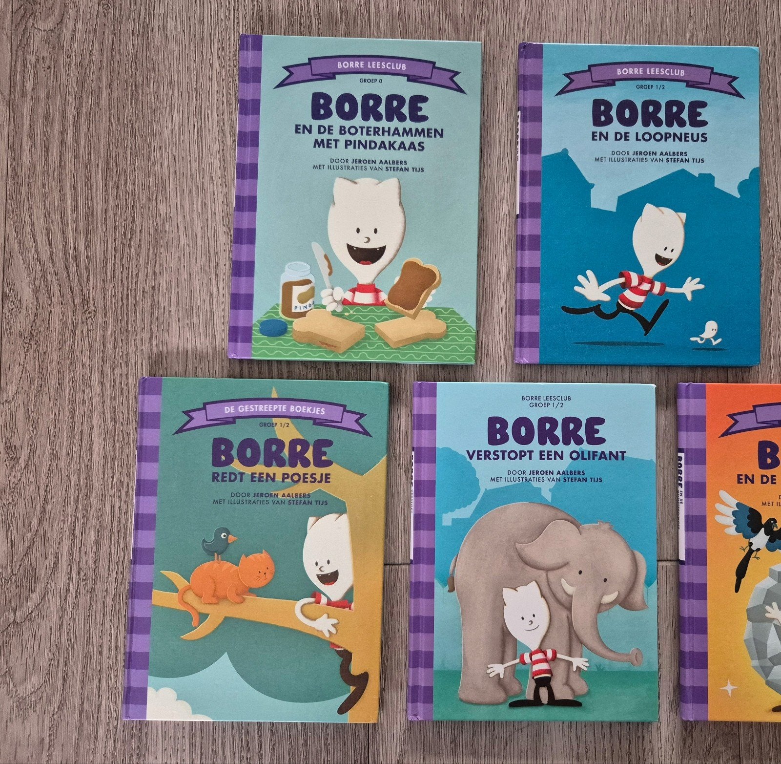 Borre leesboeken olifant poesjes loopneus boterham, Ophalen of Verzenden, Zo goed als nieuw, Fictie algemeen