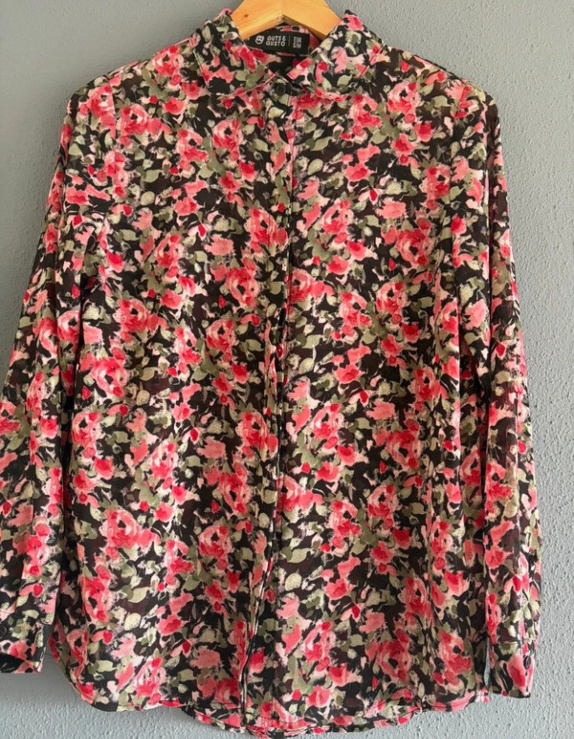 Blouse van Guts & Gusto, mt S/M, Ophalen of Verzenden, Zo goed als nieuw, Maat 36 (S), Meerkleurig