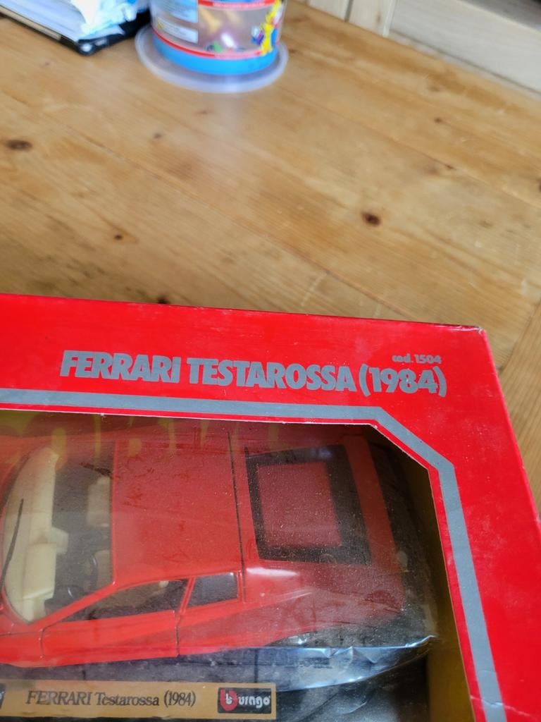 Ferrari testerossa, Hobby en Vrije tijd, Modelauto's | 1:24, Auto, Burago, Burago, Nieuw