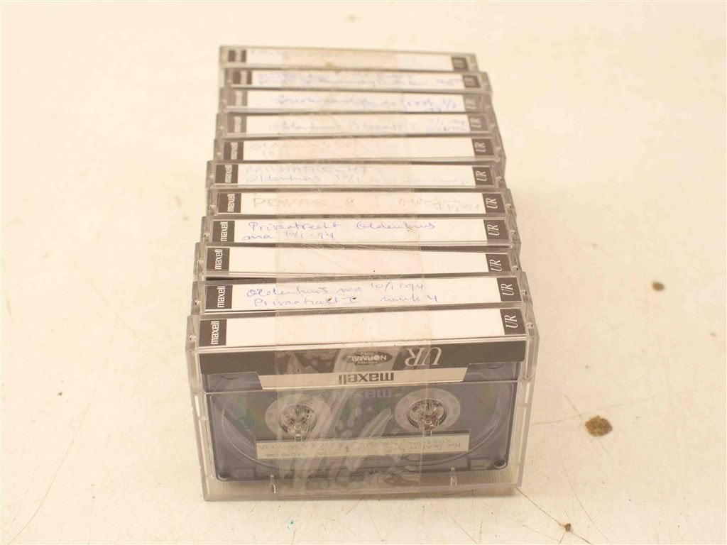 11 Maxell cassettebandjes 38211, Cd's en Dvd's, Ophalen of Verzenden, Gebruikt, Overige genres, 1 bandje