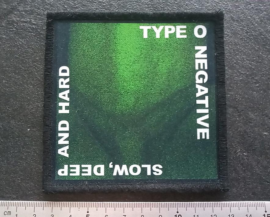 Type O Negative zeer mooie slow,deep and hard patch t270, Verzenden, Nieuw, Kleding